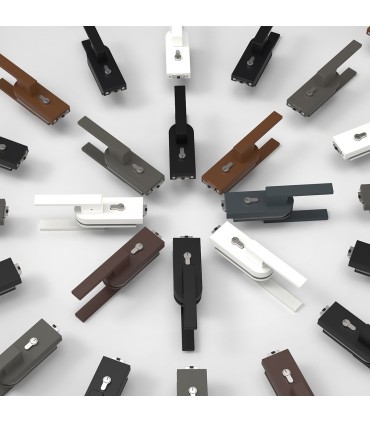 CERRADURA GALCE CON CILINDRO SERIE SELEC CON MANILLAS